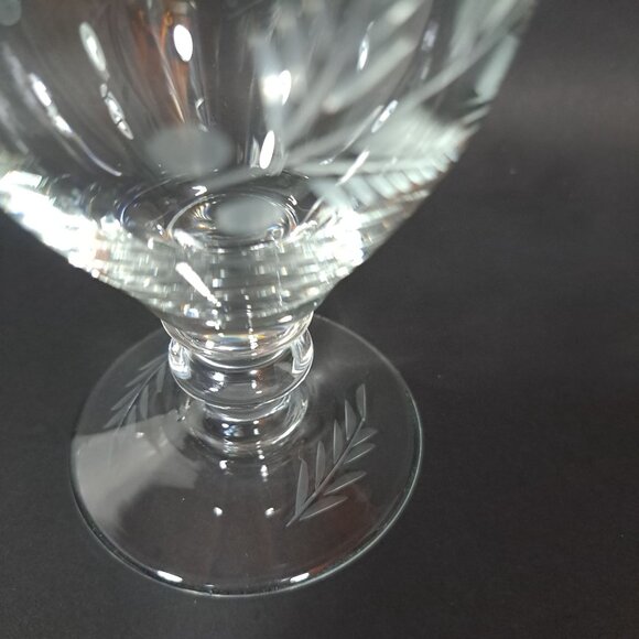 Electra Arcadia Iced Tea Footed Hand Blown Discontinued Glass Goblet Water Wine - Picture 6 of 13